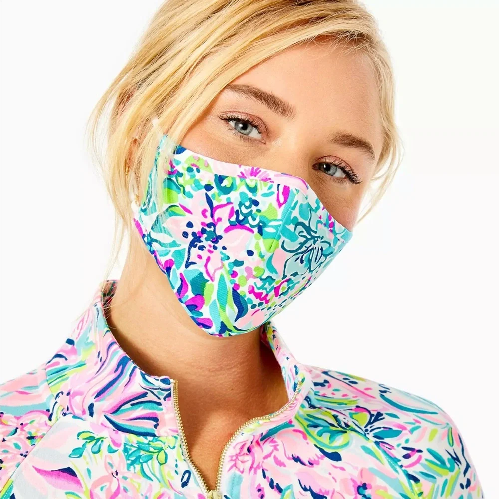 Set of 3 Lilly Pulitzer face masks